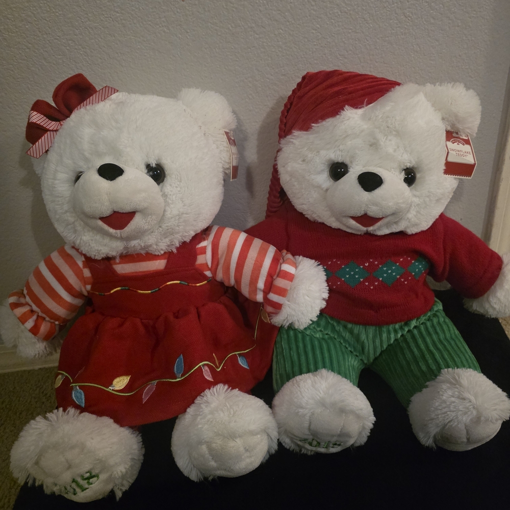 2018 Walmart Snowflake Teddy Set